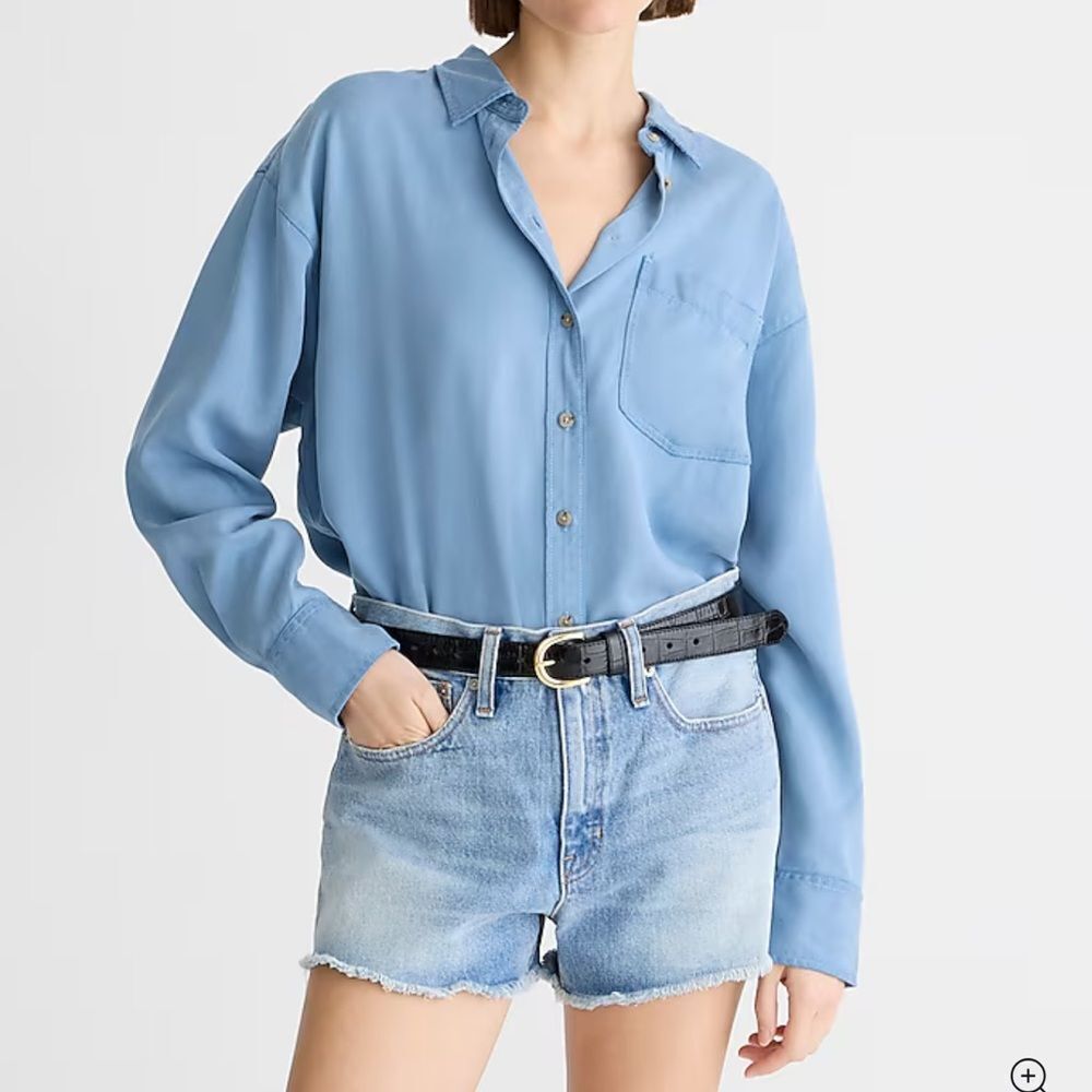 J Crew Relaxed denim short NWT